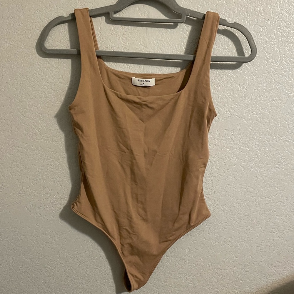 Tan Aritzia Body suit